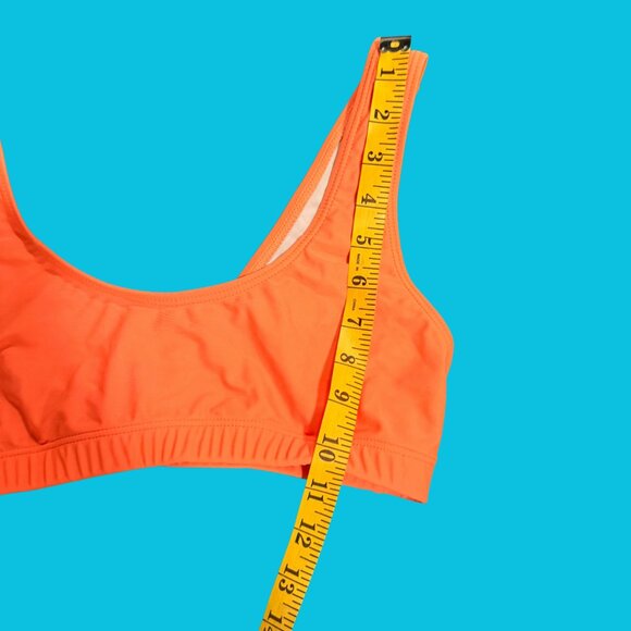 ☀️ Summer Mae Neon Orange Scoop Bikini Set (Size M) - Picture 6 of 8